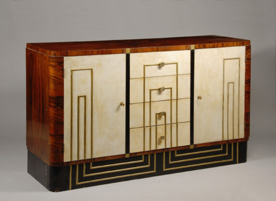 An Art Deco sideboard