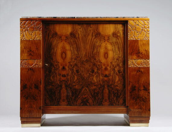A small Art Deco sideboard