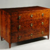 A Biedermeier three drawer commode