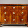 A stately Biedermeier three drawer commode