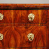 A stately Biedermeier three drawer commode