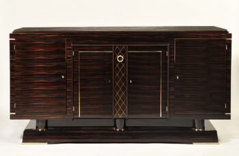 An unusual Art Deco sideboard in the manner of Alfred Portenueve