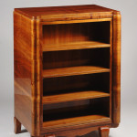 An Art Deco convertible bar/bookcase