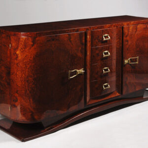 An Art Deco sideboard in the style of Jules Leleu