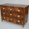 A Biedermeier three drawer commode