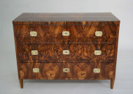 A Biedermeier three drawer commode 3