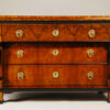 A Biedermeier three drawer commode