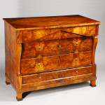 A petite Biedermeier commode