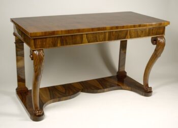 A Biedermeier console table