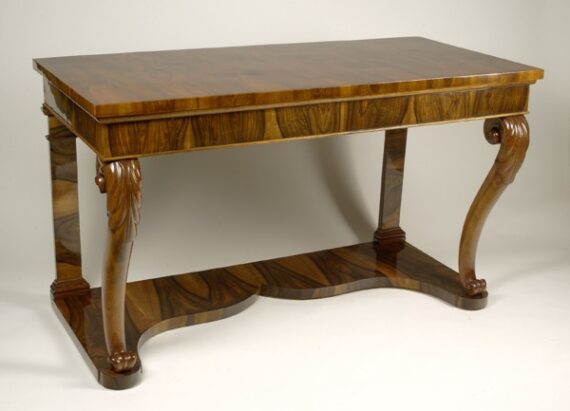 A Biedermeier console table