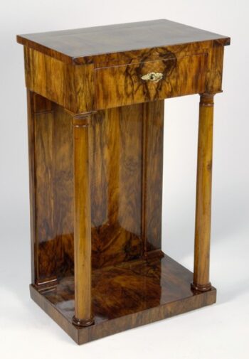 A Biedermeier console table