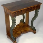 An elegant Biedermeier console table