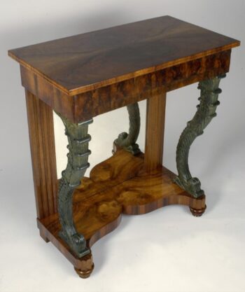 An elegant Biedermeier console table