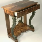 An elegant Biedermeier console table