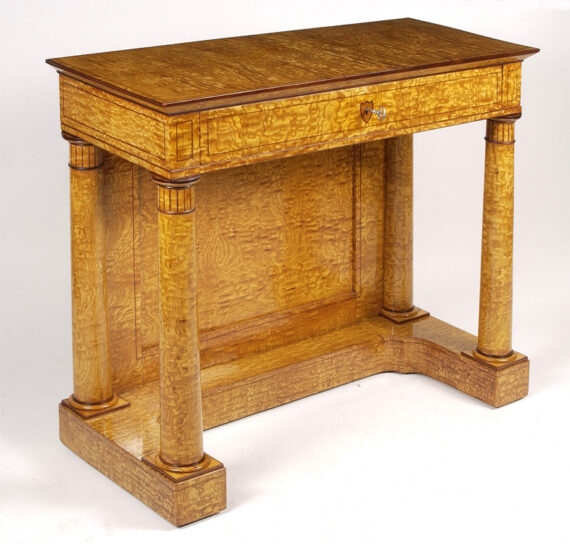 A Biedermeier console table