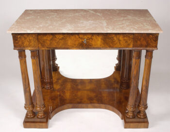 A Biedermeier console table