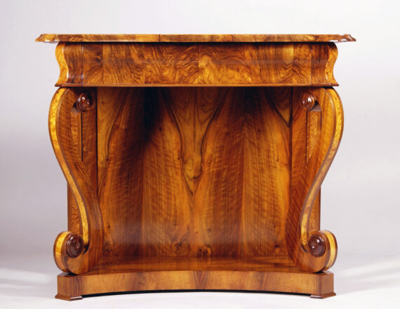 A Biedermeier console table