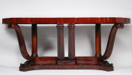 An unusual and large Art Deco console table after Sue et Mare 2