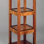 A small Biedermeier etagere with three hidden drawers