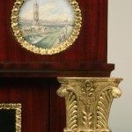 An exceptional and extremely rare Viennese Empire display cabinet