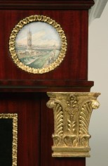 An exceptional and extremely rare Viennese Empire display cabinet 2