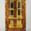 An exceptional early Biedermeier corner display cabinet