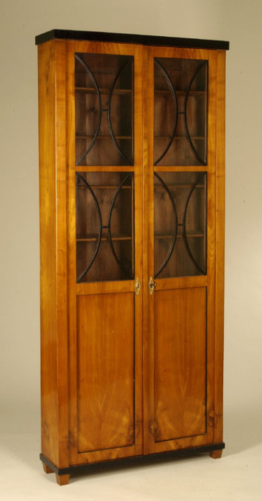 A small Biedermeier bookcase