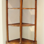A Biedermeier corner etagere