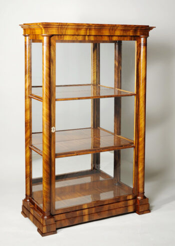 A Biedermeier display cabinet attributed to Josef Danhauser