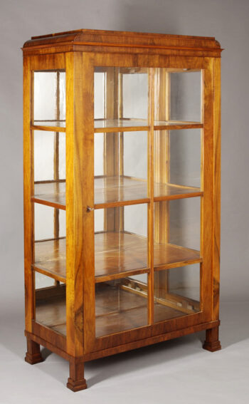 A handsome Biedermeier display cabinet