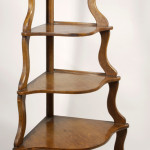 A late Biedermeier corner etagere