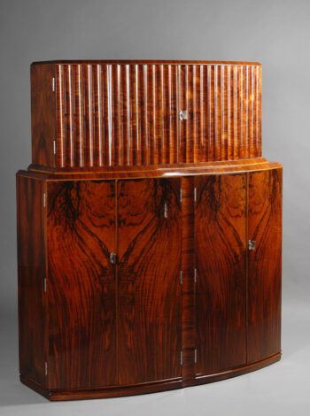 A striking Art Deco liquor cabinet