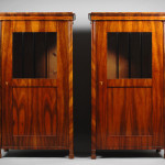 A pair of Biedermeier book cases