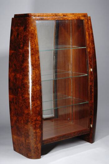 An unusual Art Deco display cabinet