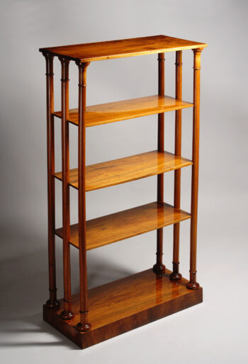 A petite Biedermeier etagere