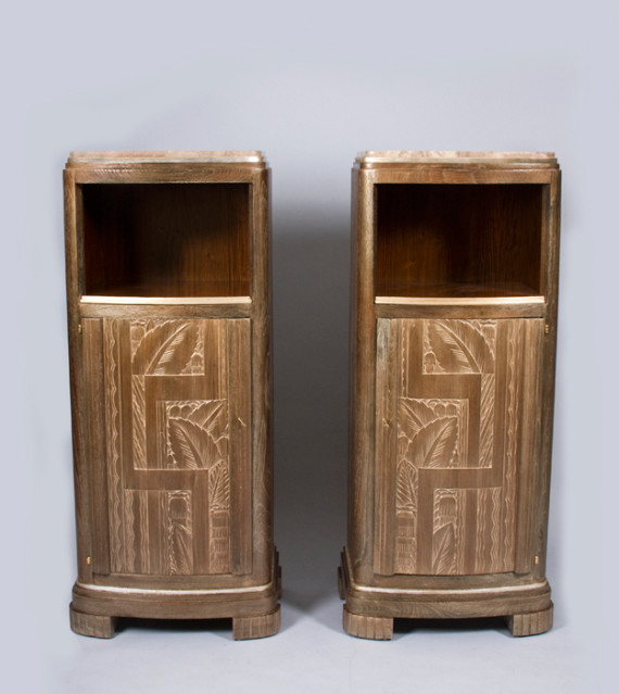 A pair of tall cabinets by Clement Goyeneche