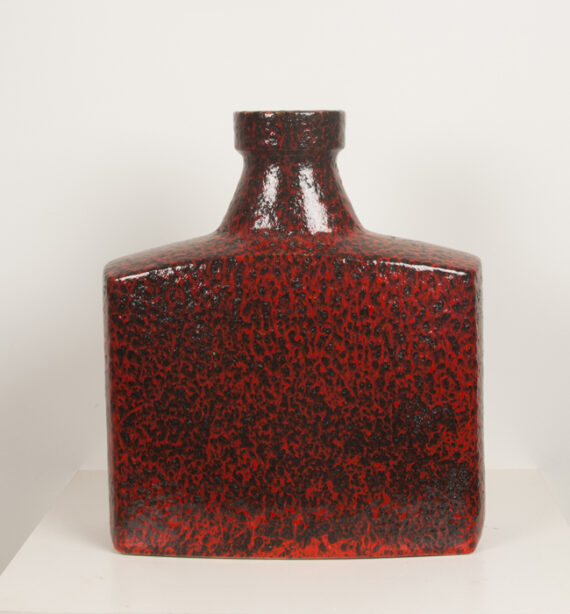 An unusual mid-century ceramic vase