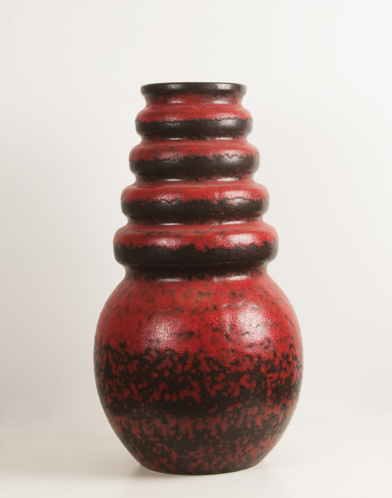An unusual mid-century ceramic vase by Scheurich