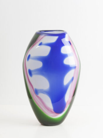 A mid-century Murano glass vase
