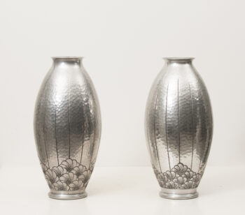 A pair of Art Deco vases