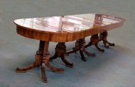 A rare and exceptional Neoclassical extendable dining table 4