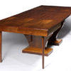 An Art Deco extendable dining table