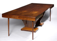 An Art Deco extendable dining table 2