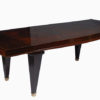 An Art Deco extendable dining table