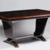 An Art Deco extendable dining table