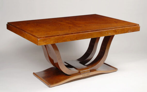 An Art Deco dining table