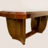 An Art Deco extendable dining table