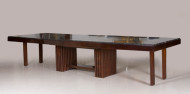 An exceptional Modernist dining table by Maurice Dufrene 3