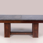 An exceptional Modernist dining table by Maurice Dufrene
