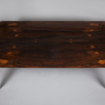 A striking dining table